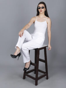 Womens Cotton Pant Manufacturer in Jaipur | Womens Cotton Pant Wholesaler in Jaipur | Women Everyday Cotton Pants | Fabric: 100% Cotton | Fit - Regular | Rise - Mid Rise | Waistband with front belt and Half-elastic with Drawstring with Both Side Deep Pockets | Occasion - Daily, Formal, Casual & Ethnic