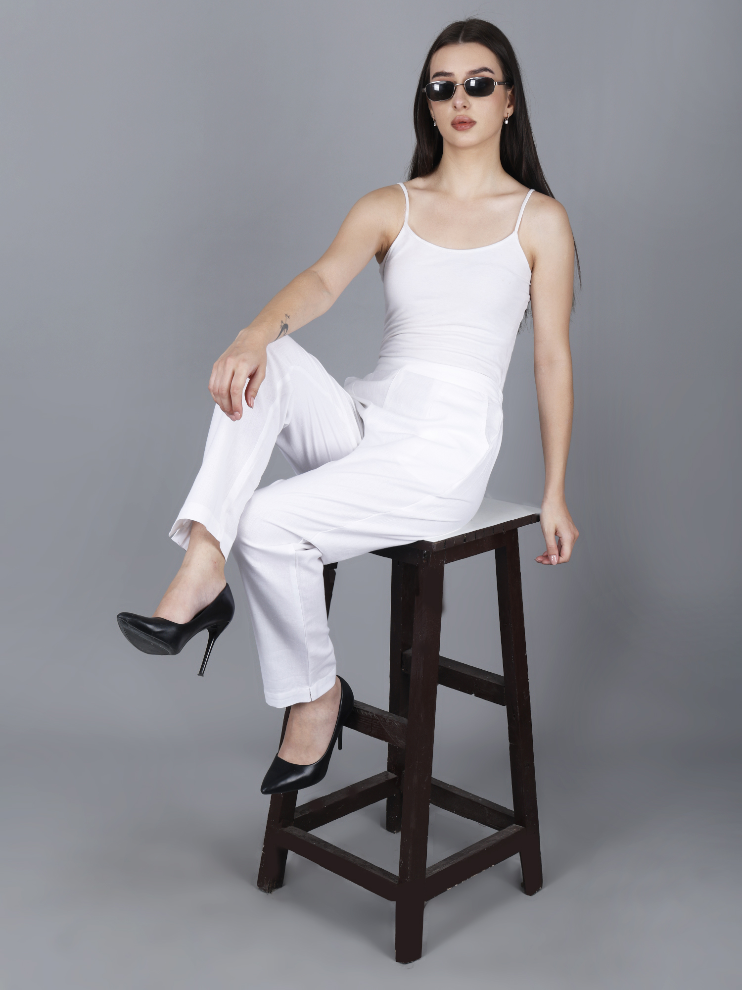 Womens Cotton Pant Manufacturer in Jaipur | Womens Cotton Pant Wholesaler in Jaipur | Women Everyday Cotton Pants | Fabric: 100% Cotton | Fit - Regular | Rise - Mid Rise | Waistband with front belt and Half-elastic with Drawstring with Both Side Deep Pockets | Occasion - Daily, Formal, Casual & Ethnic