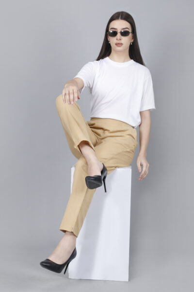 Women Everyday Cotton Pant - Women Khakhi Pant - Pack of 8 Pc (S-5XL)